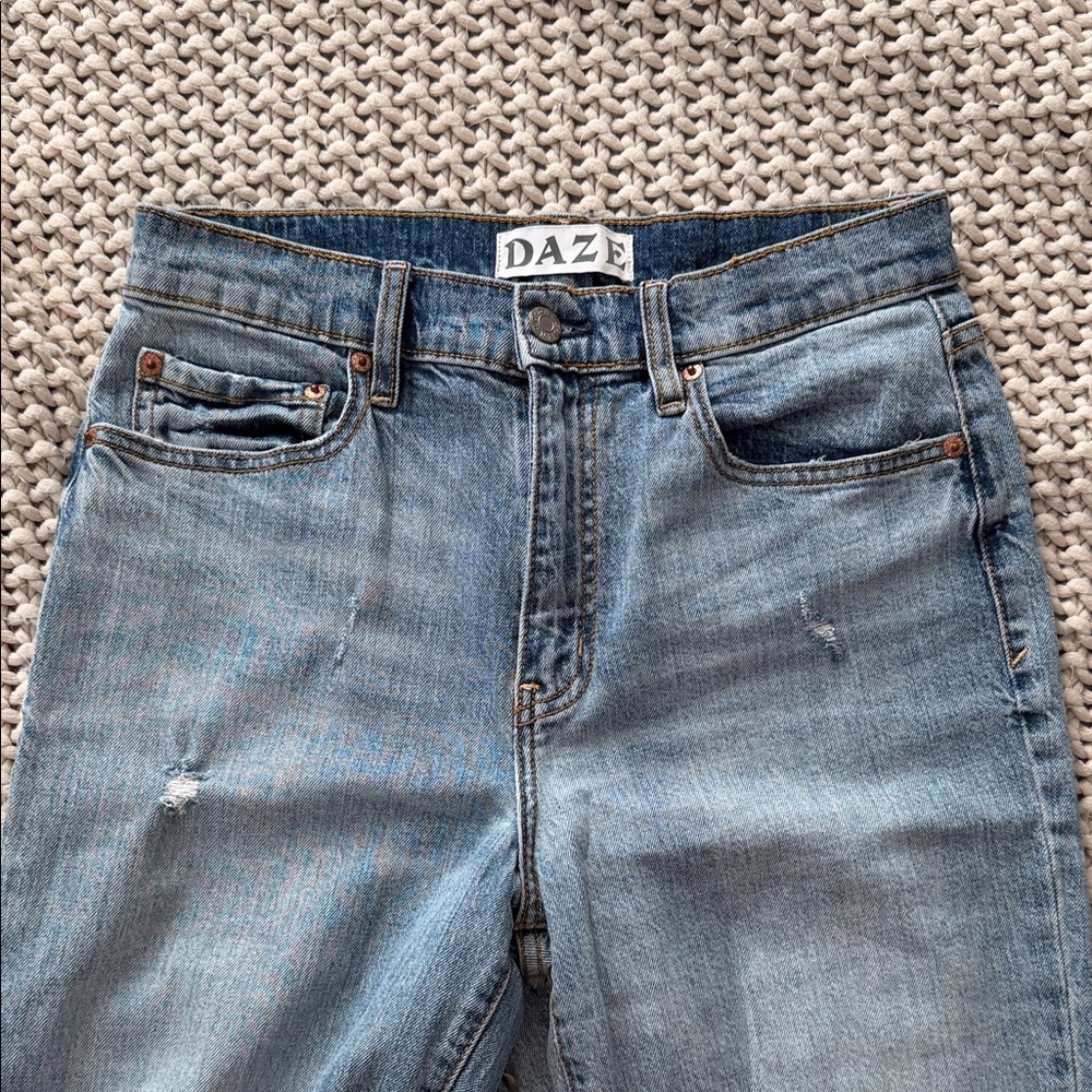 Daze Women's Straight Leg Jeans - Blue